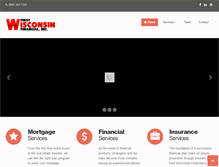 Tablet Screenshot of firstwisconsinfinancial.com